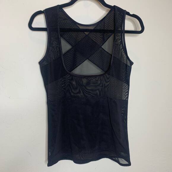 Biridie? Denim Vest Sz Medium Beaded Dip Dyed USA Red White Blue - Picture 6 of 9